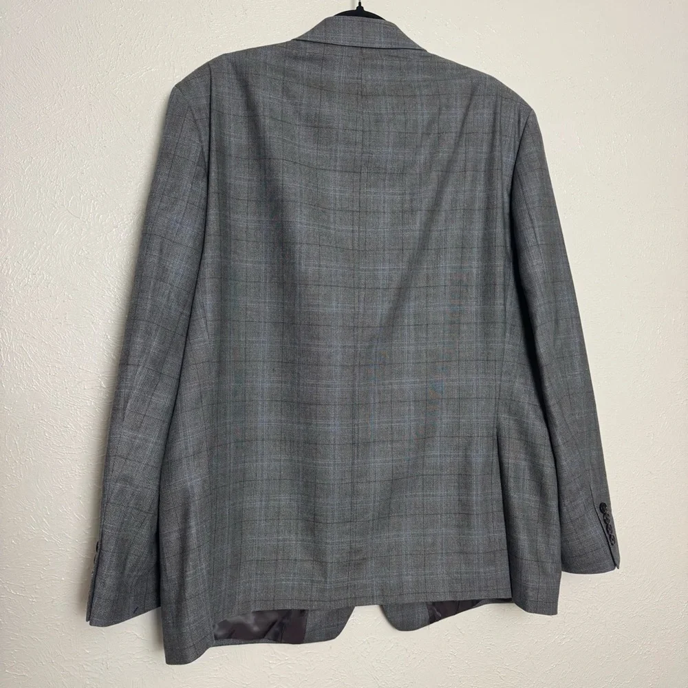 Ralph Lauren Classic Gray Plaid Tartan Blazer‎ Sport Coat